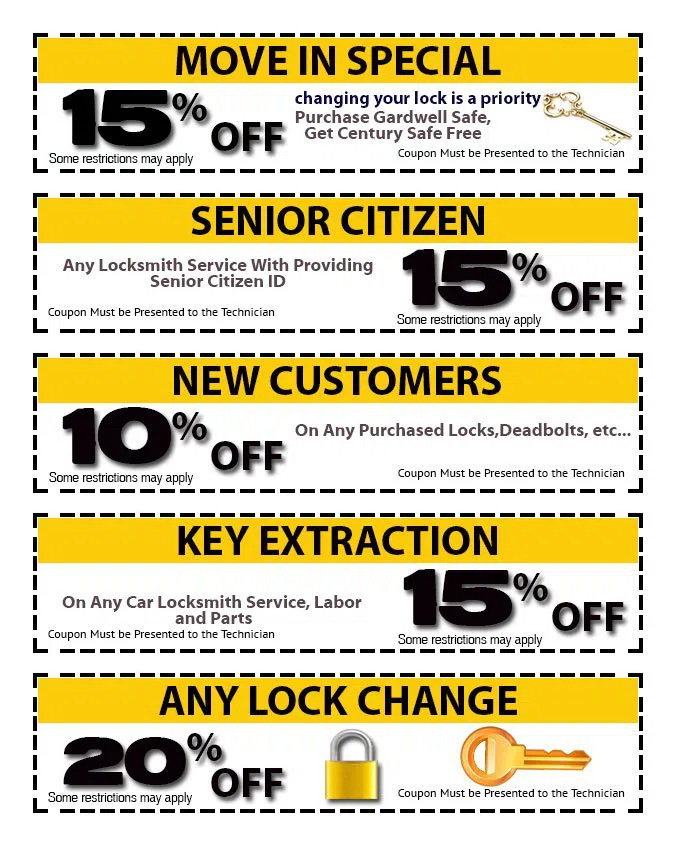 Security Locksmith Services San Antonio, TX 210-780-7330 - coupon-img